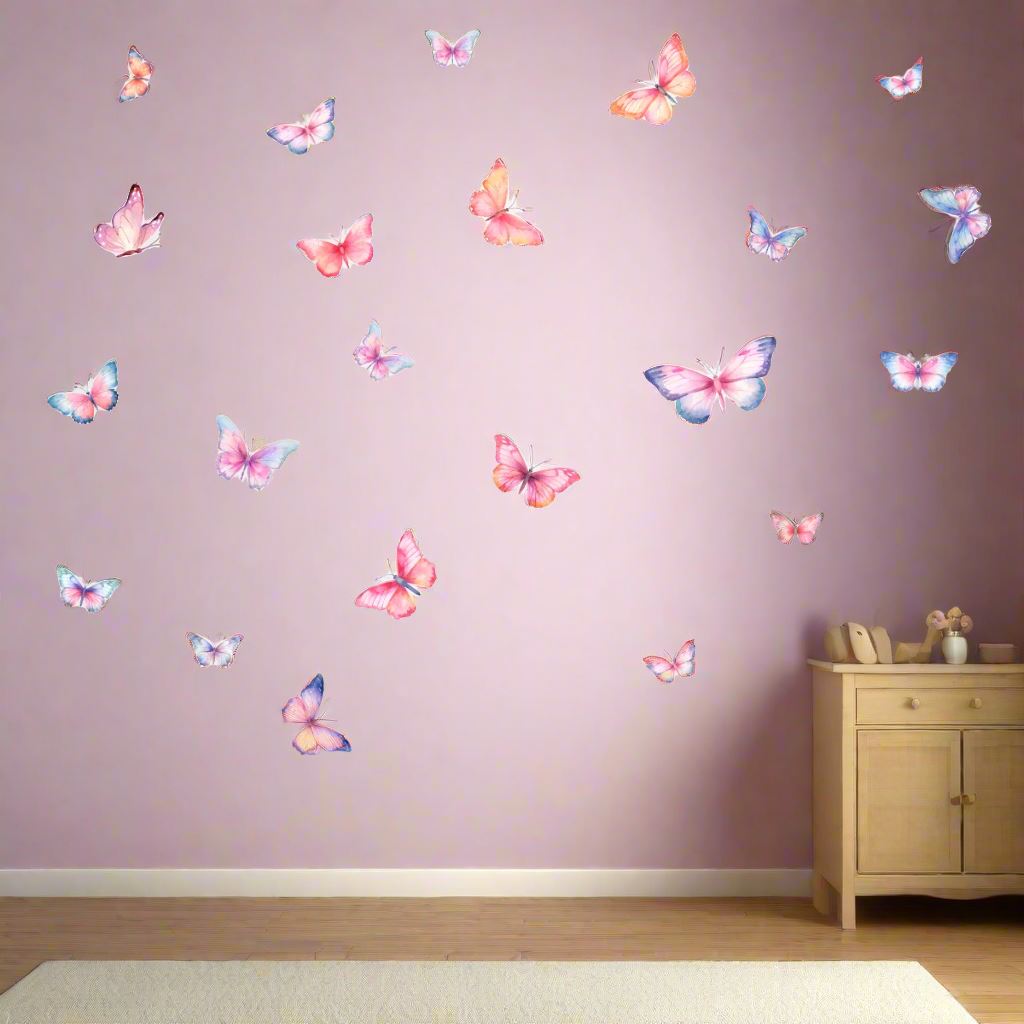Décoration Murale - ButterfliesSticker™ - MultiColore - Galaxybebe