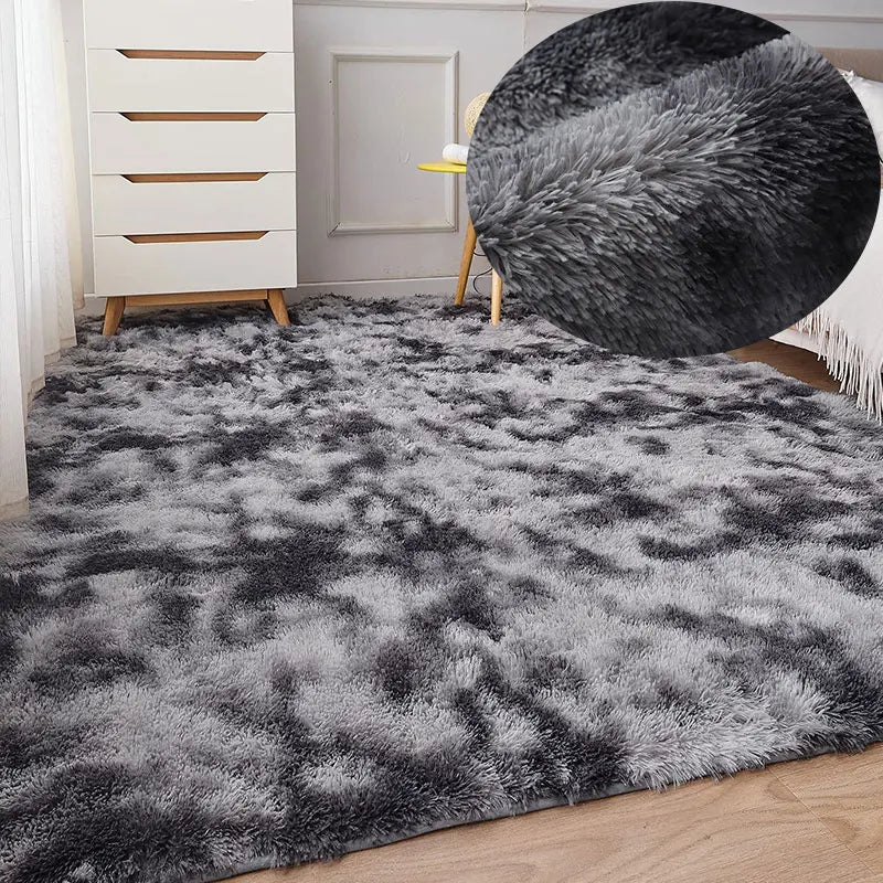 Tapis Chambre Enfant - HairyRugs™ - Gris - Galaxybebe